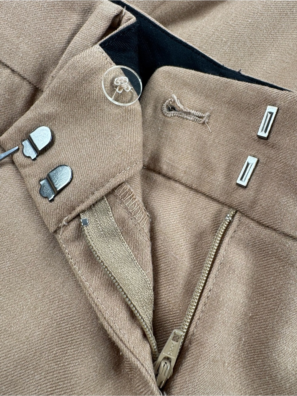 Ann Taylor Tan Straight Leg Dress Trousers - Picture 5 of 7